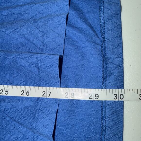 Polo Golf Men Size Large Royal Blue Diamond Pattern Short Sleeve Activewear Polo - Picture 7 of 7
